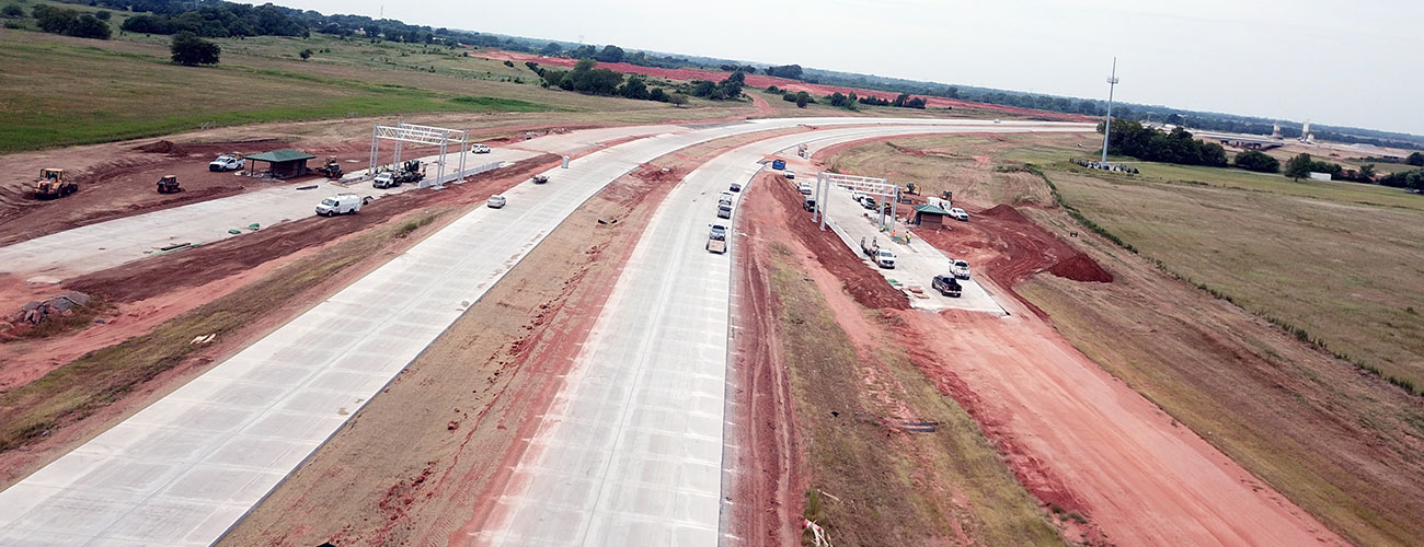 Construction engineering and inspection for the John Kilpatrick Turnpike SW Loop Extension provided by CEC®