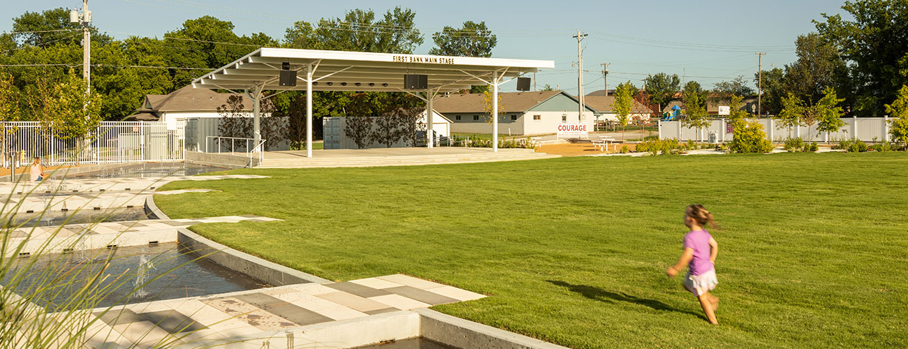 CEC® provided civil, structural, and MEP engineering design services for Redbud Festival Park in Owasso, Oklahoma.