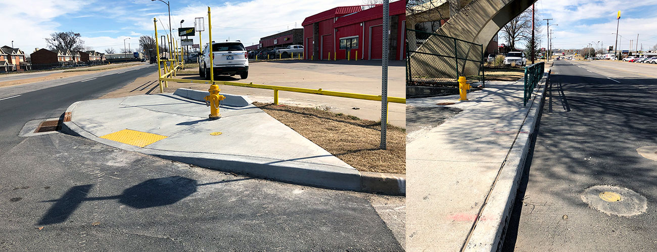 CEC® provided engineering design services for waterline replacements and sidewalk replacements.